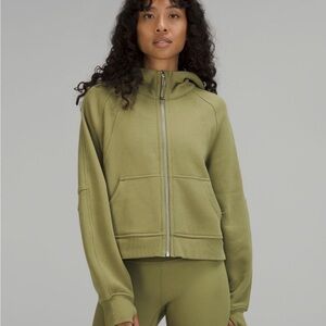 Lululemon Scuba Oversized Full Zip Hoodie Bronze Green M/L